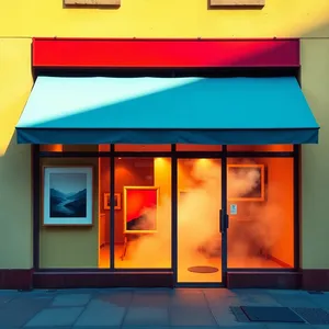 retail store wall art mockup example 5